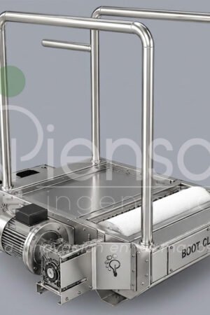 BOOT CLEANER® UVC – SISTEMA AUTOMÁTICO DE LAVADO, DESINFECCIÓN QUÍMICA Y DESINFECCIÓN ULTRAVIOLETA UVC PARA SUELAS INDUSTRIALES