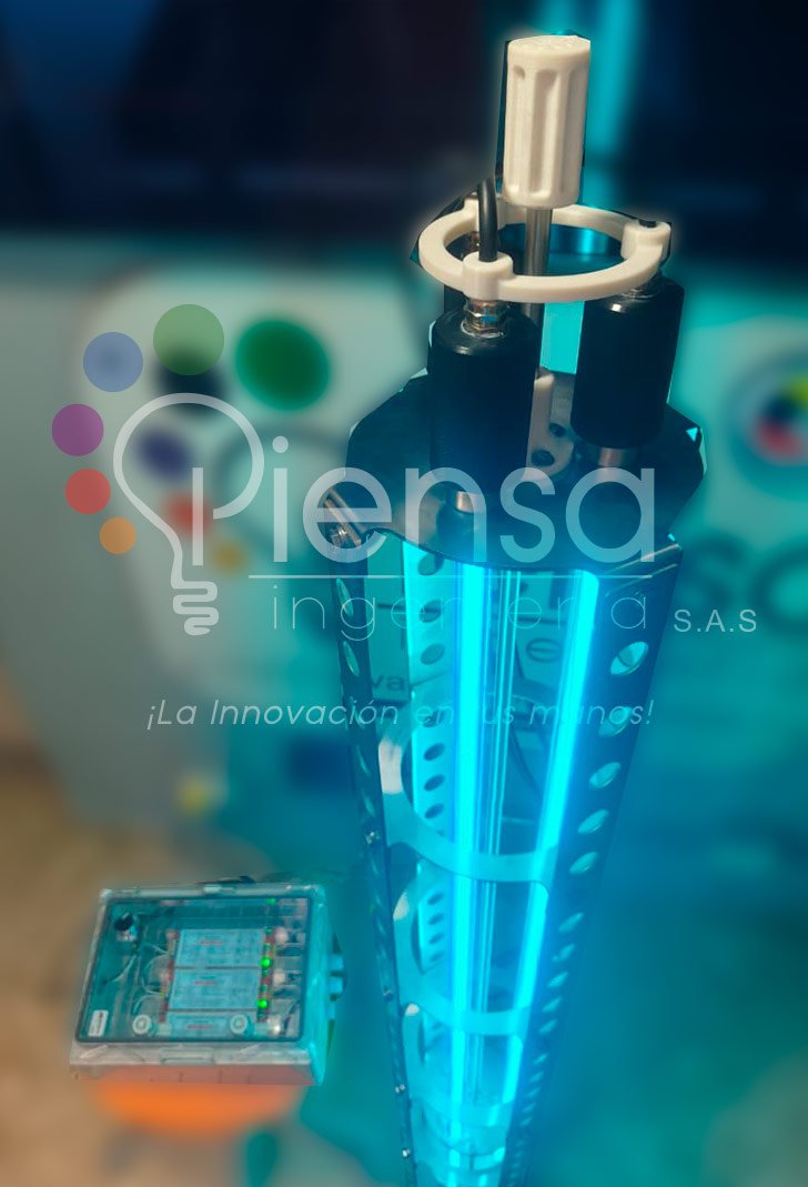 LÁMPARA ULTRAVIOLETA UV-C SUMERGIBLE DE AMALGAMA INDUSTRIAL - Imagen 2