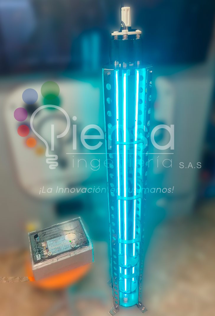 LÁMPARA ULTRAVIOLETA UV-C SUMERGIBLE DE AMALGAMA INDUSTRIAL